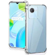 TPU чохол GETMAN Ease logo посилені кути Full Camera для Realme C30  Безбарвний (прозорий) - 00000071837_1