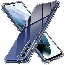 TPU чохол GETMAN Ease logo посилені кути Full Camera для Samsung Galaxy S22+  Безбарвний (прозорий) - 00000077908_1