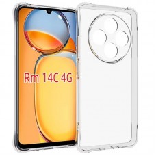 TPU чохол GETMAN Ease logo посилені кути Full Camera для Xiaomi Redmi 14C / Poco C75  Безбарвний (прозорий) - 00000073892_1