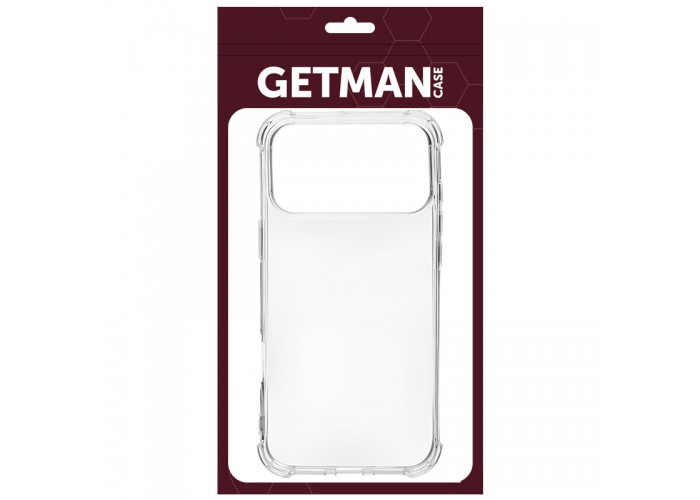 TPU чохол GETMAN Ease logo посилені кути для Apple iPhone 17 Pro Max / 18 Pro Max (6.9