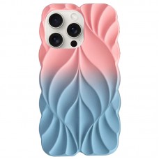 TPU чохол Leaf для Apple iPhone 14 Pro Max (6.7")  Pink / Blue - 00000077607_3