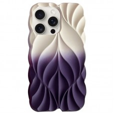 TPU чохол Leaf для Apple iPhone 14 Pro Max (6.7")  White / Purple - 00000077607_4