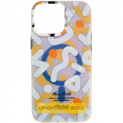 TPU чохол Pastel Chaos with MagSafe для Apple iPhone 16 (6.1")  White - 00000081240_1