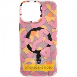 TPU чохол Pastel Chaos with MagSafe для Apple iPhone 16 (6.1")  Pink - 00000081240_4