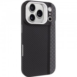 TPU чохол Pixel Craft with MagSafe для Apple iPhone 17 Pro Max (6.9")  Carbon Line - 00000081435_1