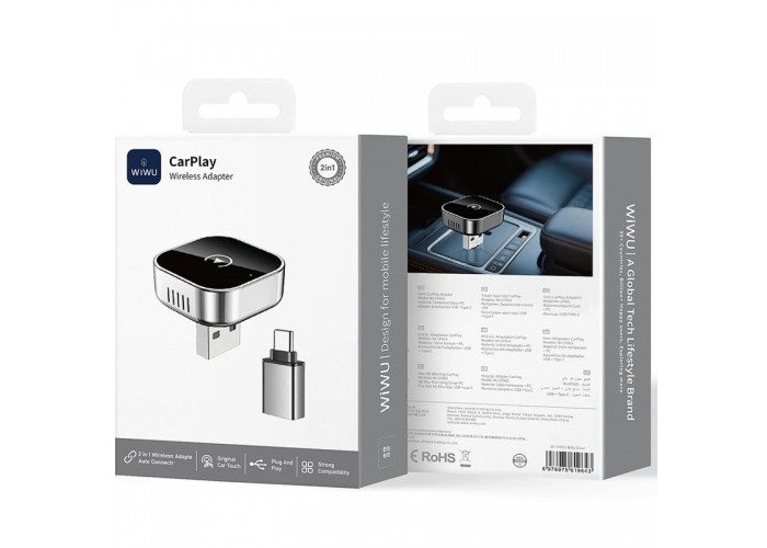 Адаптер WIWU Wi-CP003 car wireless CarPlay (iOS)