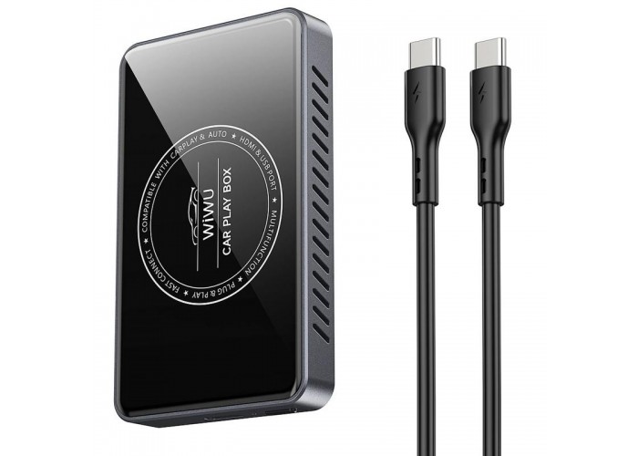 Адаптер WIWU Wi-CP004 Play box car wireless CarPlay (iOS + Android)