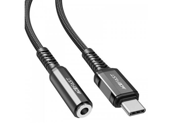 Аудіо кабель Aux Acefast C1-07 (Type-C to AUX 3.5mm) (1m)