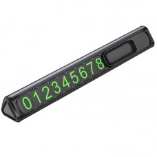 Автовізитка Borofone FC3 Ronny  Black / Metal gray - 00000079266_1