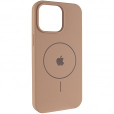 Чохол Silicone Case Full Protective (AA) V2 with MagSafe для Apple iPhone 11 (6.1")  Бежевий / Desert Gold - 00000080648_1