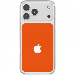 Чохол Clear Case (AAA) with MagSafe and Animation для Apple iPhone 17 Pro (6.3")  Orange - 00000082243_5