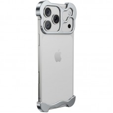 Чохол Minimalist Metal Bumper для Apple iPhone 17 Pro (6.3")  Silver - 00000082654_3