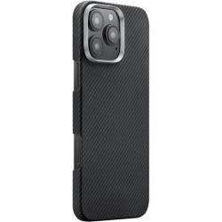 Чохол PC Carbon Protection Slim with MagSafe для Apple iPhone 16 Pro (6.3")  Black - 00000085093_1