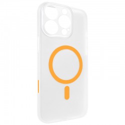 Чохол PC Slim Matte with Magnetic Fit (camera button) для Apple iPhone 16 Pro (6.3")  Orange - 00000087017_1