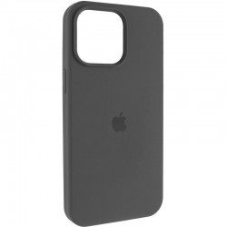 Чохол Silicone Case (AA) Logo with MagSafe для Apple iPhone 11 (6.1")  Сірий / Dark Gray - 00000080630_3