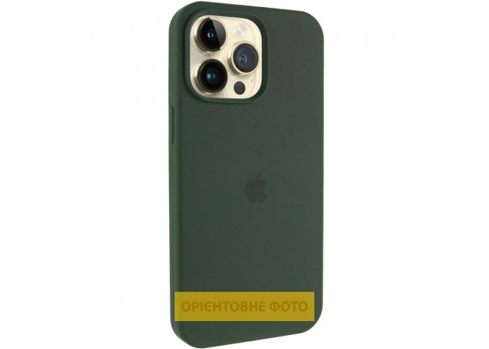 Чохол Silicone Case (AA) Logo with MagSafe для Apple iPhone 16 Pro (6.3