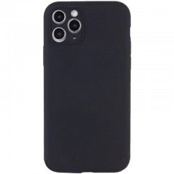 Чохол Silicone Case Full Camera Protective (AA) NO LOGO для Apple iPhone 12 Pro (6.1")  Чорний / Black - 00000070225_32