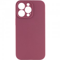 Чохол Silicone Case Full Camera Protective (AA) NO LOGO для Apple iPhone 15 Pro Max (6.7")  Бордовий / Plum - 00000070236_3