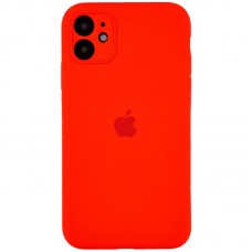 Чохол Silicone Case Full Camera Protective (AA) для Apple iPhone 12 (6.1")  Червоний / Red - 00000042250_2