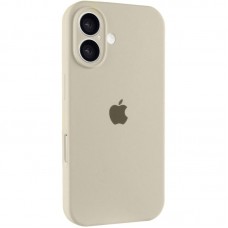 Чохол Silicone Case Full Camera Protective (AA) для Apple iPhone 17 (6.3")  Бежевий / Antique White - 00000082641_35