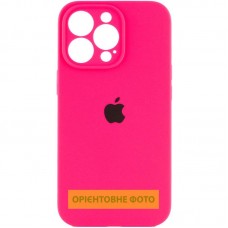 Чохол Silicone Case Full Camera Protective (AA) для Apple iPhone 17 Pro (6.3")  Рожевий / Barbie pink - 00000082643_20