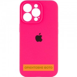 Чохол Silicone Case Full Camera Protective (AA) для Apple iPhone 17 Pro (6.3")  Рожевий / Barbie pink - 00000082643_20