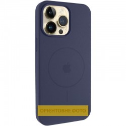 Чохол Silicone Case Full Protective (AA) V2 with MagSafe для Apple iPhone 16 (6.1")  Темно-синій / Midnight blue - 00000080662_13