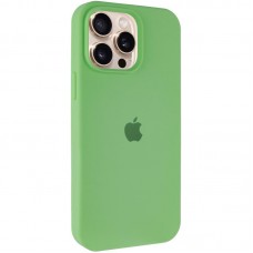 Чохол Silicone Case Full Protective (AA) для Apple iPhone 15 Pro Max (6.7")  М'ятний / Mint - 00000065420_56