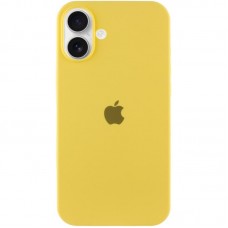 Чохол Silicone Case Full Protective (AA) для Apple iPhone 16 (6.1")  Жовтий / Yellow - 00000072975_29