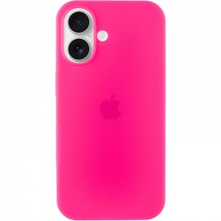 Чохол Silicone Case Full Protective (AA) для Apple iPhone 16 Plus (6.7")  Рожевий / Barbie pink - 00000072976_73