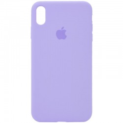 Чохол Silicone Case Full Protective (AA) для Apple iPhone X / XS (5.8")  Бузковий / Dasheen - 00000032029_27