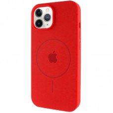 Чохол Silicone Case Full Protective (AA) with MagSafe для Apple iPhone 12 Pro Max (6.7")  Червоний / Red - 00000076427_13