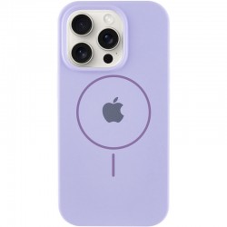 Чохол Silicone Case Full Protective (AA) with MagSafe для Apple iPhone 13 Pro (6.1")  Бузковий / Dasheen - 00000076429_25