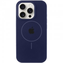 Чохол Silicone Case Full Protective (AA) with MagSafe для Apple iPhone 14 Pro Max (6.7")  Темно-синій / Midnight blue - 00000076433_27