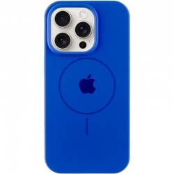 Чохол Silicone Case Full Protective (AA) with MagSafe для Apple iPhone 15 Pro Max (6.7")  Синій / Capri Blue - 00000076437_23