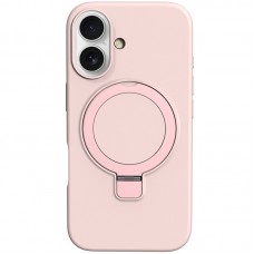 Чохол Silicone Case Full Protective NO LOGO with Ring для Apple iPhone 16 Plus (6.7")  Pink - 00000078487_5