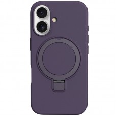 Чохол Silicone Case Full Protective NO LOGO with Ring для Apple iPhone 16 Plus (6.7")  Purple - 00000078487_6