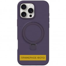 Чохол Silicone Case Full Protective NO LOGO with Ring для Apple iPhone 16e (6.1")  Purple - 00000078490_6