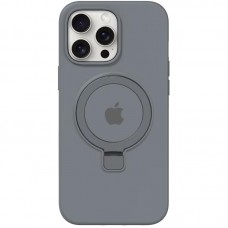 Чохол Silicone Case Full Protective with Ring для Apple iPhone 14 Pro Max (6.7")  Grey - 00000078466_3