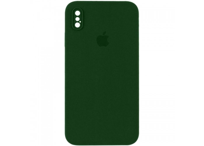 Чохол Silicone Case Square Full Camera Protective (AA) для Apple iPhone X / XS (5.8