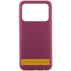 Чохол Silicone Cover Lakshmi (AAA) для Xiaomi Poco X6 / Note 13 Pro 5G  Бордовий / Plum - 00000070553_1