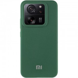 Чохол Silicone Cover Lakshmi (AAA) with Logo для Xiaomi 13T / 13T Pro  Зелений / Cyprus Green - 00000085356_4