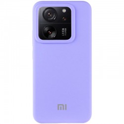 Чохол Silicone Cover Lakshmi (AAA) with Logo для Xiaomi 13T / 13T Pro  Бузковий / Dasheen - 00000085356_10