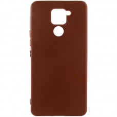 Чохол Silicone Cover Lakshmi (AA) для Xiaomi Redmi Note 9 / Redmi 10X  Коричневий / Brown - 00000073849_5