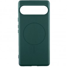 Чохол Silicone Cover Lakshmi (AA) with MagFit для Google Pixel 9 / 9 Pro  Зелений / Dark green - 00000079018_2