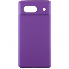 Чохол Silicone Cover Lakshmi (A) для Google Pixel 7a  Фіолетовий / Purple - 00000067858_11