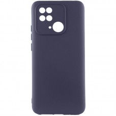 Чохол Silicone Cover Lakshmi Full Camera (AAA) для Xiaomi Redmi 10C  Сірий / Dark Gray - 00000067006_10