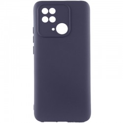 Чохол Silicone Cover Lakshmi Full Camera (AAA) для Xiaomi Redmi 10C  Сірий / Dark Gray - 00000067006_10
