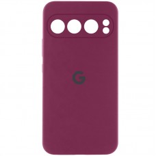 Чохол Silicone Cover Lakshmi Full Camera (AAA) with Logo для Google Pixel 9 Pro XL  Бордовий / Plum - 00000074887_1
