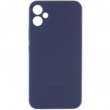 Чохол Silicone Cover Lakshmi Full Camera (AAA) with Logo для Samsung Galaxy A05  Темно-синій / Midnight blue - 00000080252_12
